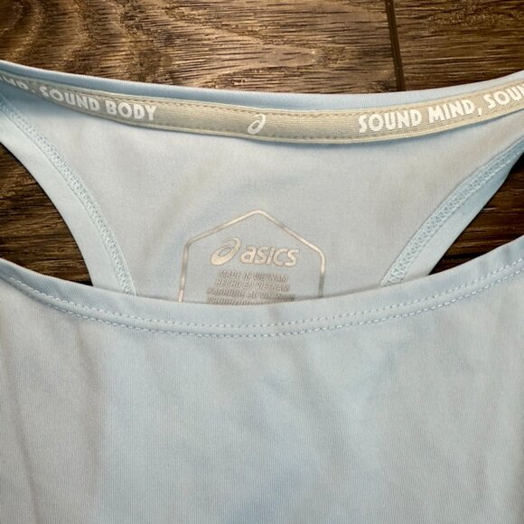 Asics Women's Fit Sana Tank, Light Blue, Racerback, Athletic, Running, Sz M NWT - Picture 3 of 10
